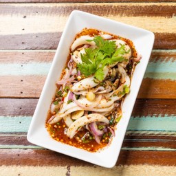 ลาบปลาหมึก