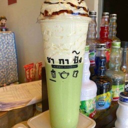 ชาเขียมนมสดปั่นโคตรวิป