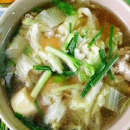 แกงจืดเต้าหู้หมูสับ