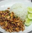ข้าวยำไก่แซ่บ