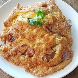 ไข่เจียวแหนมพริกสด