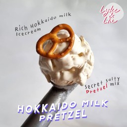 Hokkaido milk pretzel