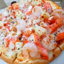 พิซซ่า กุ้งคอกเทล  L ( 8 ชิ้น)