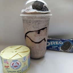 นมหมีโอริโอ้ปั่น