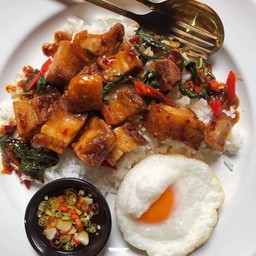 ผัดพริกเผา(เลือกเนื้อสัตว์ได้ค่ะ)