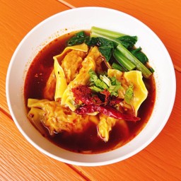 เกี๊ยวหมูเด้ง ต้มยำหม่าล่า