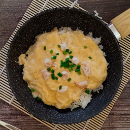 ข้าวไข่ข้นกุ้ง