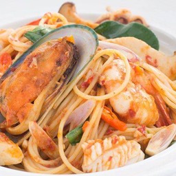 สปาเกตตี้ต้มยำกุ้ง