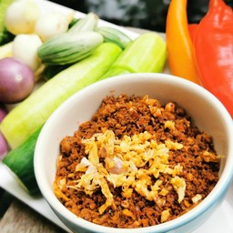 น้ำพริกปลาย่าง คั่วแห้ง