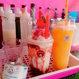@สถานีปังเย็น&ฟรุ๊ตสมูทตี้ กาแฟสด