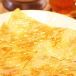 โรตีสี่เหลี่ยม-ราดนม