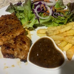 สเต็ก & สปาเก็ตตี้ By.Nanon(นะนนท์)