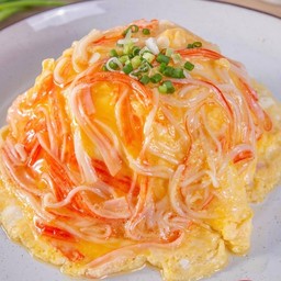 ข้าวไข่ข้นปูอัด