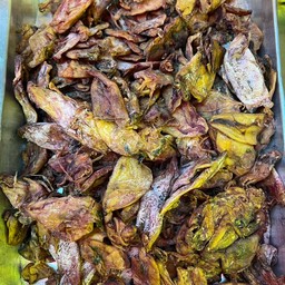 ปลาหมึกแห้งทอด