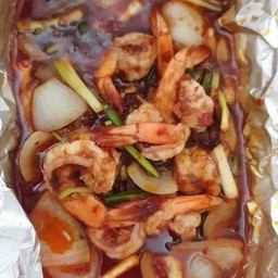 กุ้งผัดพริกเผา