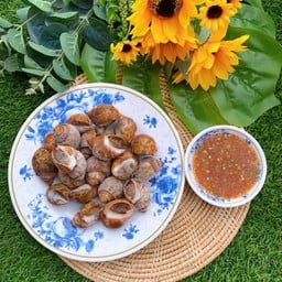 หอยหวานเผา 烤甜蛤蜊