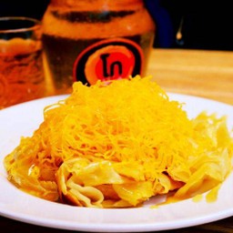 โรตีหนานุ่ม-ฝอยทอง