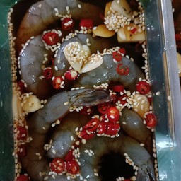 กุ้งดองซอสญี่ปุ่น