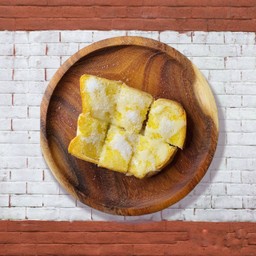 ขนมปังปิ้งเนย+น้ำตาล