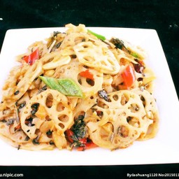 酸菜炒藕片  ผักกาดดองผัดรากบัว