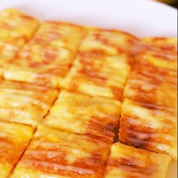 โรตีไข่-ราดนม