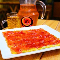 โรตีสี่เหลี่ยม-แยมสตอเบอรี่