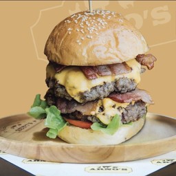 เบอร์เกอร์ต้นตำรับ 2 ชั้น