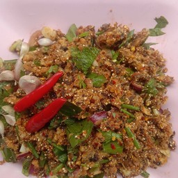 ลาบปลาดุกย่าง