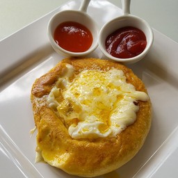 โรตีไข่ดาว+ชีส Roti half fried egg & cheese