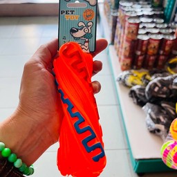 ของเล่นสำหรับสัตว์เลี้ยง-กระดูกสีส้ม