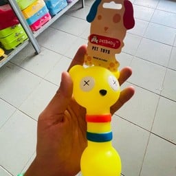 ของเล่นสัตว์เลี้ยง-หมีเหลือง