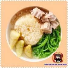 ลอดช่อง เผือก ข้าวต้ม