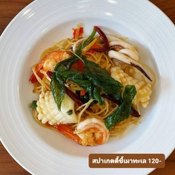 สปาเก็ตตี้ผัดขี้เมาทะเล