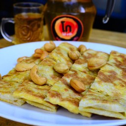 โรตีเม็ดมะม่วง-ไข่