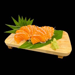 ปลาแซลมอนซาชิมิ - Salmon Sashimi