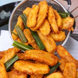 กล้วยทอดสูตรโบราณ.(เจ) ปากเกร็ด