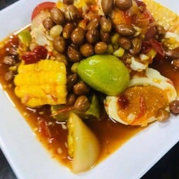ตำข้าวโพดไข่เค็ม