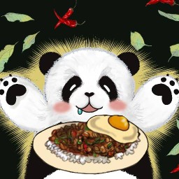 พี่หมีกะเพราห่อ พริกแห้ง เผ็ดดุ