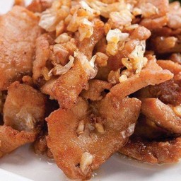 หมูทอดกระเทียม