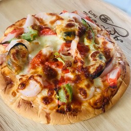 พิซซ่า ซุปเปอร์ซีฟู้ด L ( 8 ชิ้น)