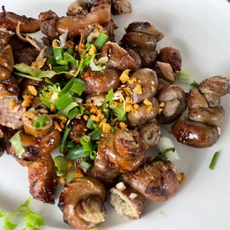 ย่างไส้ขอด (วัว)