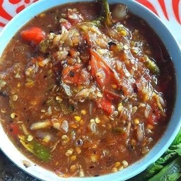 แจ่วปลาร้าไข่ต้ม2ใบ