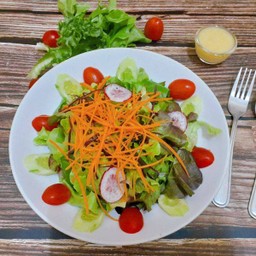 สลัดผักไฮโดรฯ+น้ำสลัดครีม