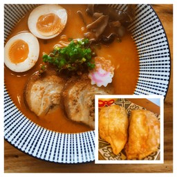 Gyoza set + Kara Miso Ramen