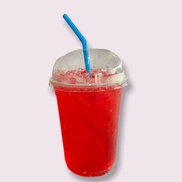 น้ำแดงโซดา (แก้วโอ่ง)