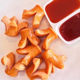 ใส้กรอกไก่หนังกรอบทอด