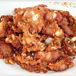 กระดูกอ่อนทอดกระเทียม