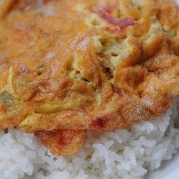 ข้าวไข่เจียวหมูสับ