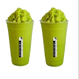 แพ็คคู่ 2 แก้ว ชาเขียวปั่น แก้ว 22 Oz