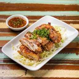 ไก่ย่าง ข้าวคั่ว